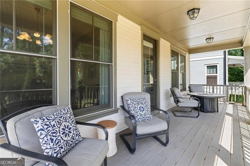 2123 Cortland Road Alpharetta, GA 30004 - Photo 34 of 47 Large outdoor living space that overlooks private greenspace