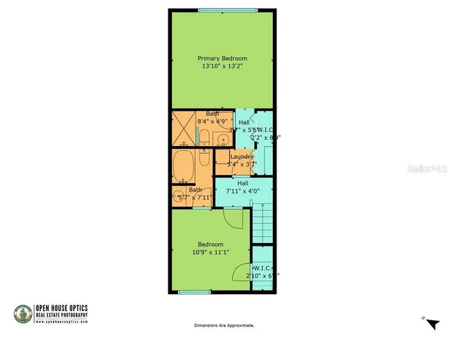 a view of an empty room