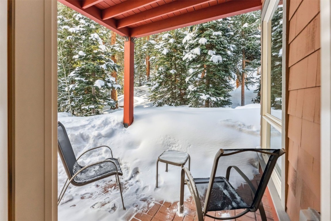 35 Tip Top Trail, Unit 6500 Keystone, CO 80435 - Photo 33 of 47 a view of an outdoor space with seating area