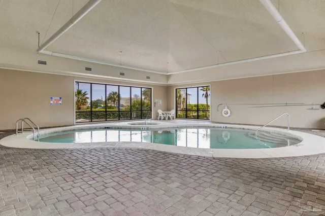 a view of water heater room with large window