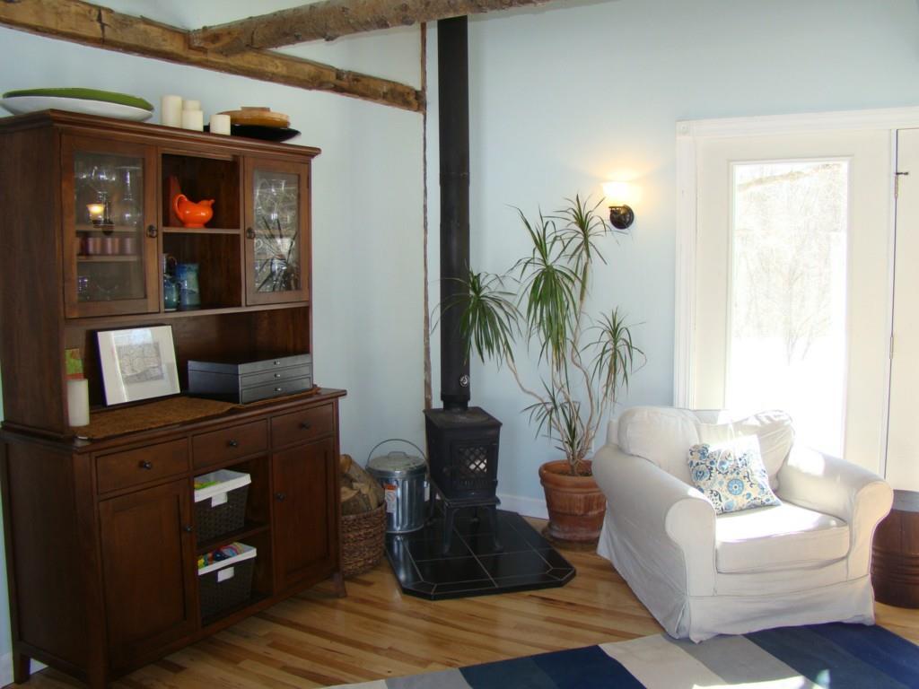 823 West Minot Road Minot, ME 04258 - Photo 11 of 34 Living Room with woodstove