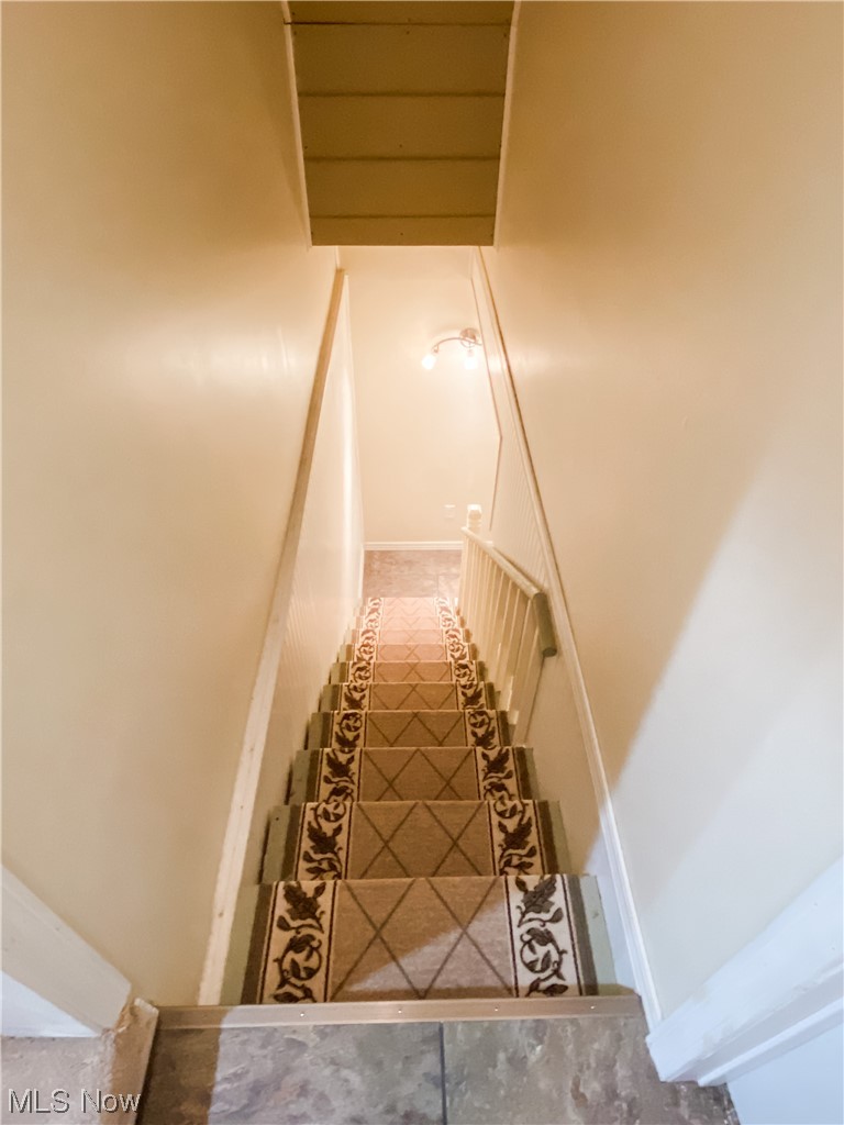 853 Beeson Run Road Walker, WV 26180 - Photo 21 of 26 Second stairwell from the apartment to the laundry room ...