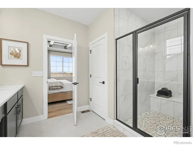 a view of a closet area