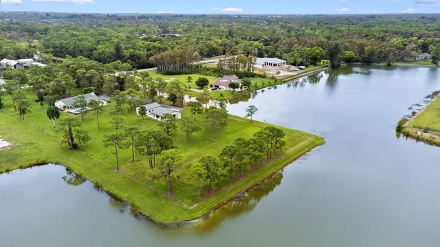 a view of a lake with a mountain in the background