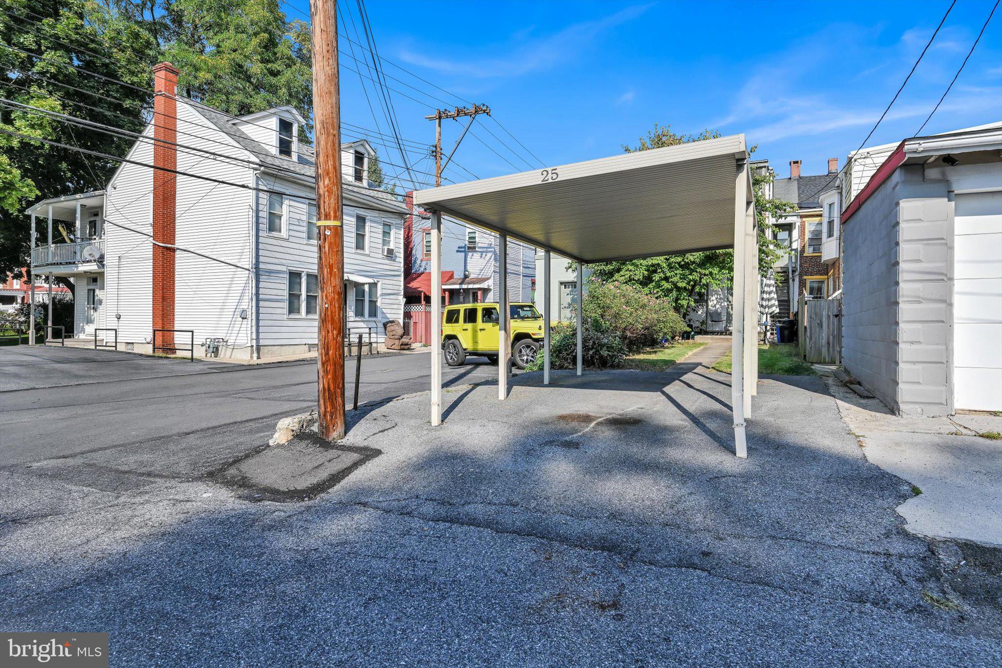25 South 4th Street Lebanon, PA 17042 - Photo 30 of 31 Rear Carport Parking