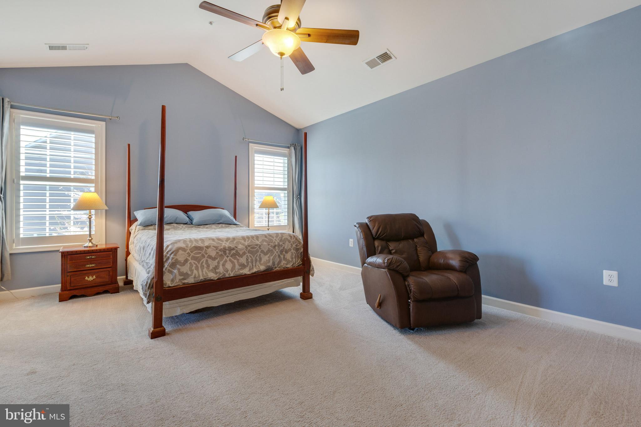 20240 McNamara Road Poolesville, MD 20837 - Photo 34 of 59 Master Bedroom with vaulted ceiling