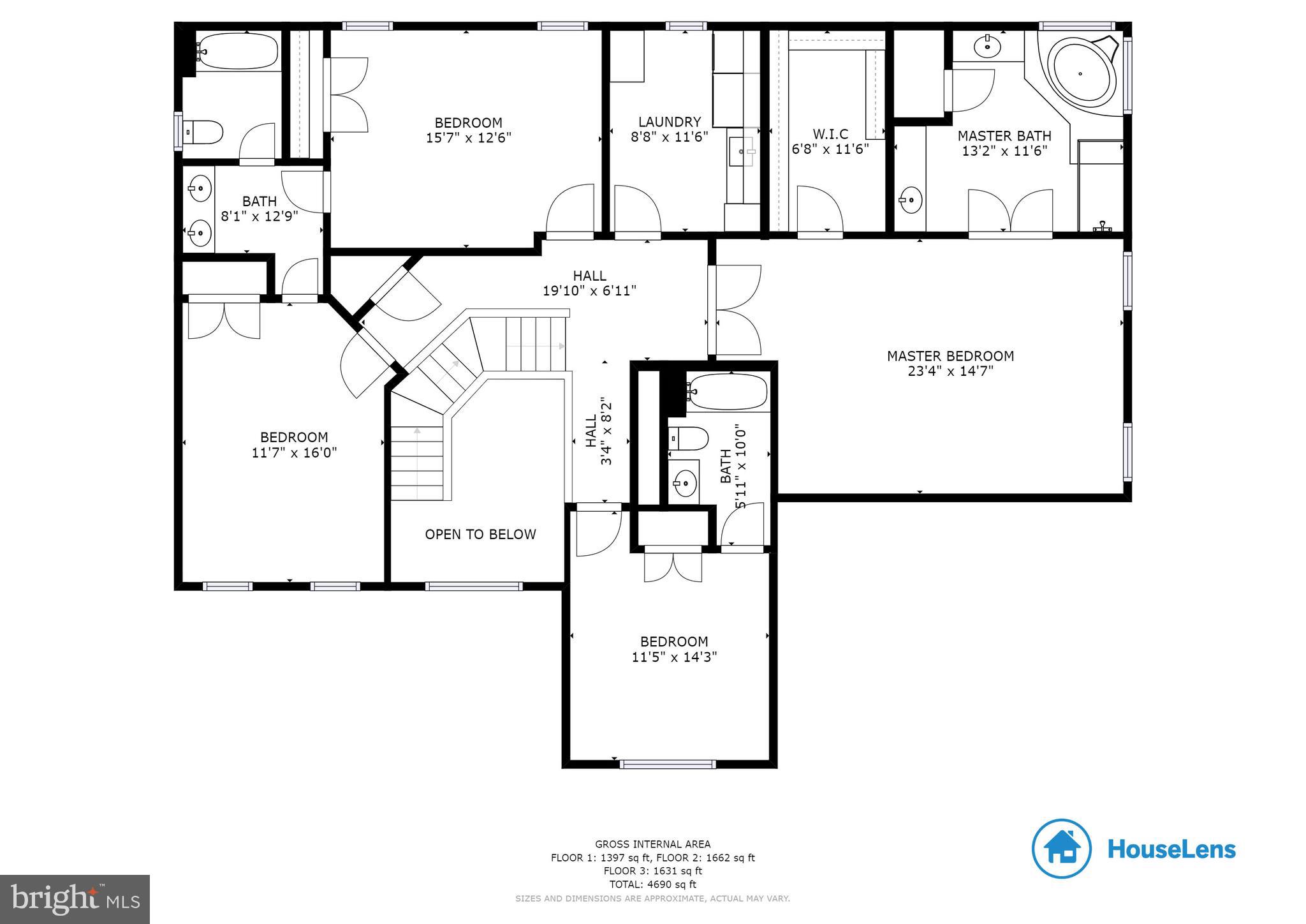 20240 McNamara Road Poolesville, MD 20837 - Photo 58 of 59 Floor Plan- Upper level