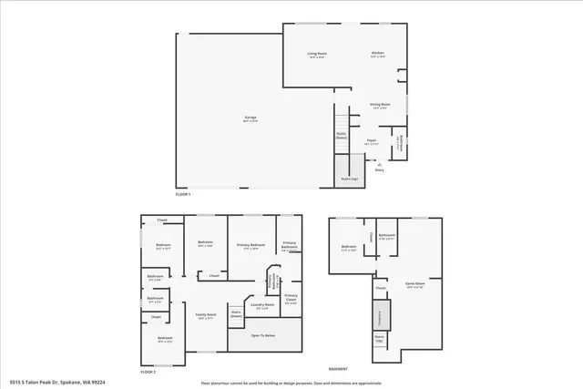 $585,000 | 5515 South Talon Peak Drive, Spokane, WA 99224