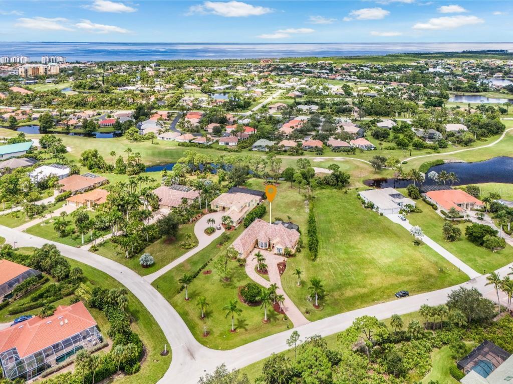 4001 Marianne Key Road Punta Gorda, FL 33955 - Photo 27 of 29 an aerial view of residential houses with outdoor space