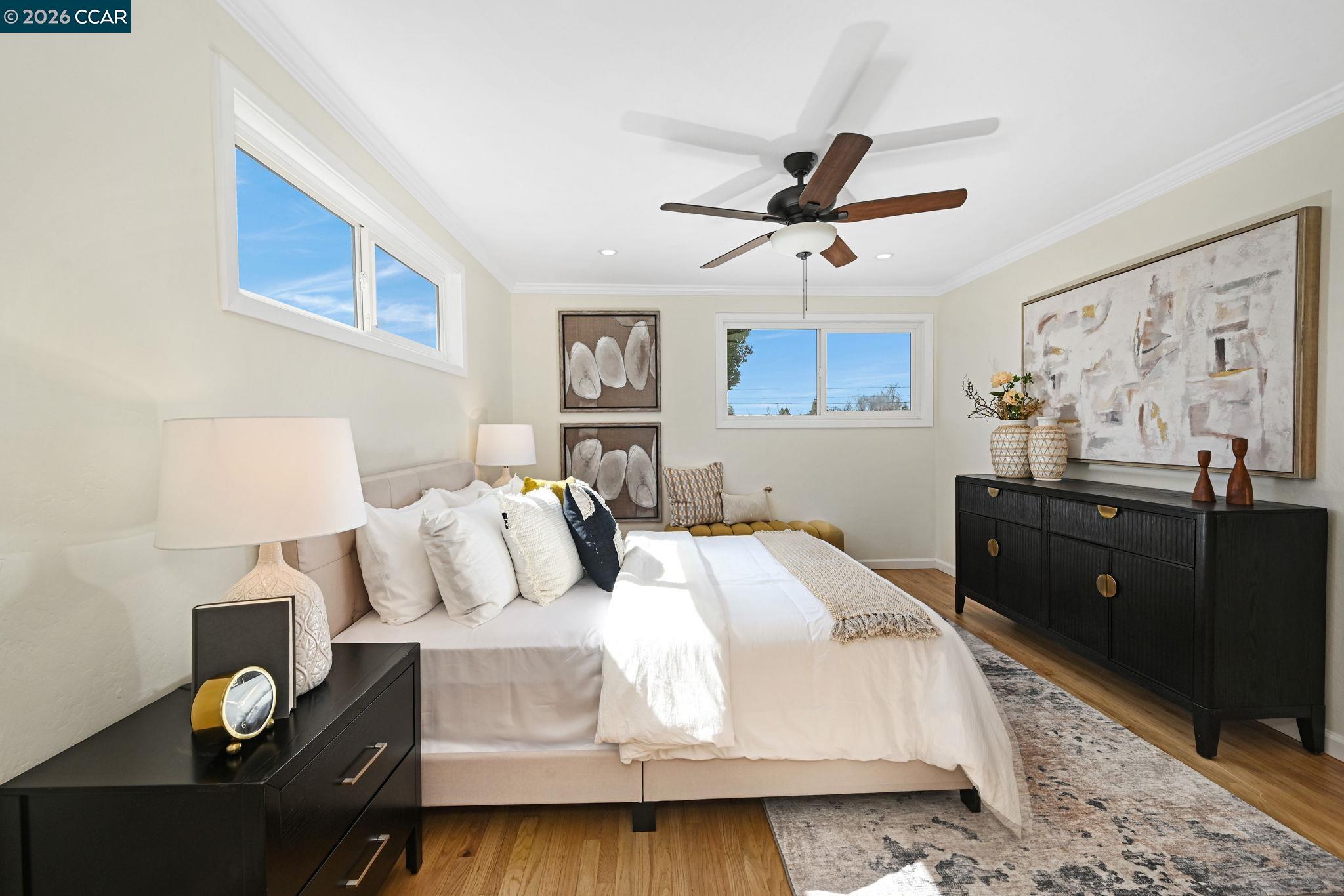 414 Peppertree Road Walnut Creek, CA 94598 - Photo 25 of 49 a bedroom with a bed and a dresser