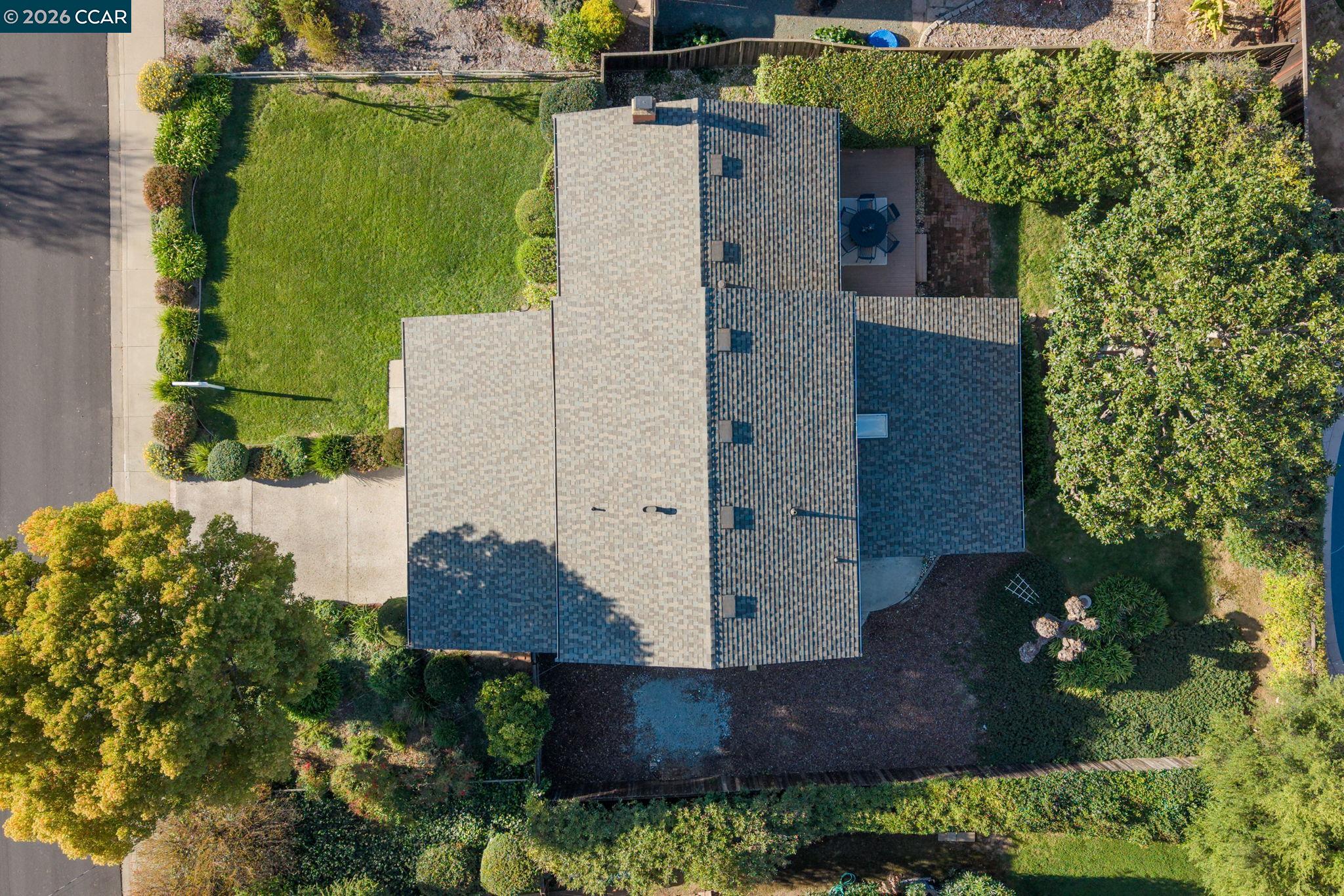414 Peppertree Road Walnut Creek, CA 94598 - Photo 33 of 49 an aerial view of a house