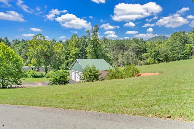 a front view of a house with a door