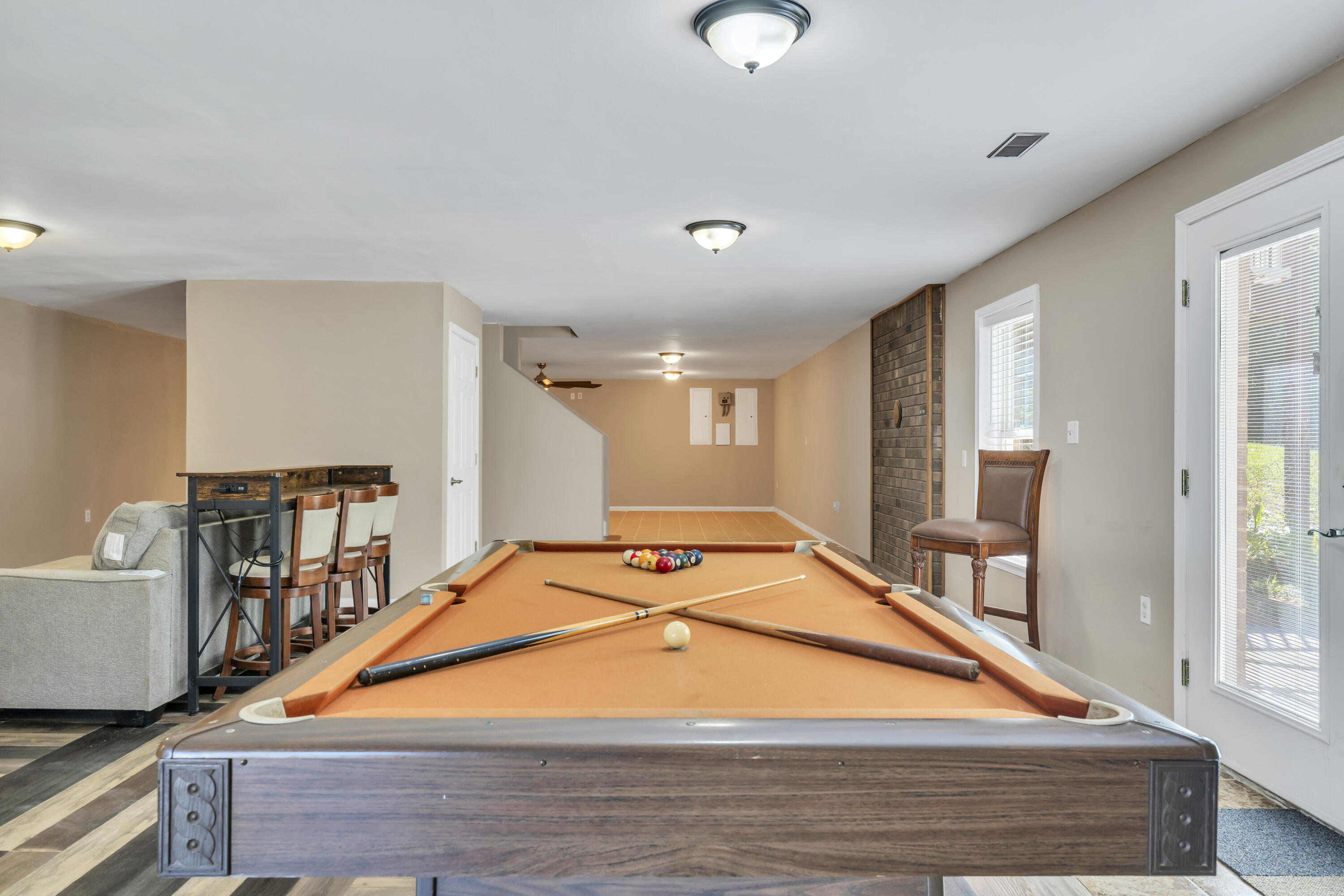 319 Cooks Knob Road Ferrum, VA 24088 - Photo 50 of 80 a room with wooden floor and pool table