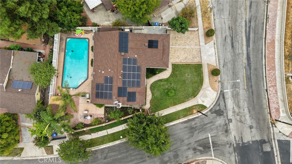 11642 Gothic Avenue Granada Hills, CA 91344 - Photo 25 of 27 an aerial view of a house