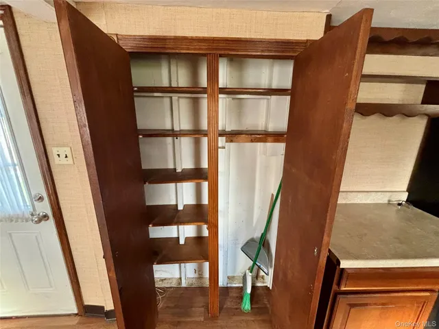 a view of front door