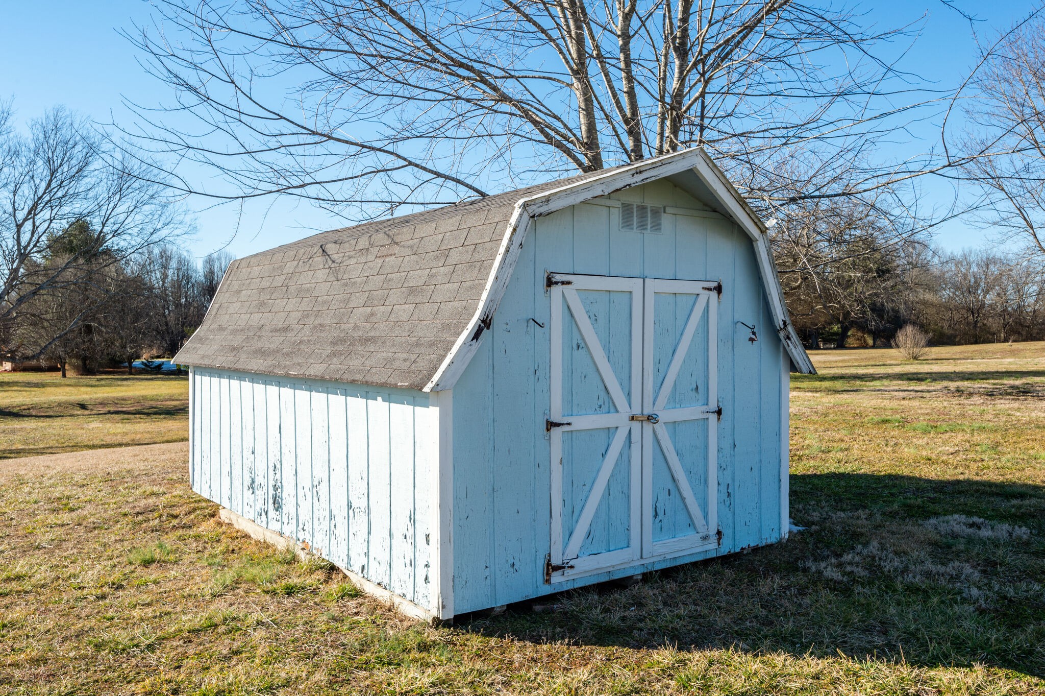 2113 Toby Robertson Road Spring Hill, TN 37174 - Photo 22 of 24 a view of backyard of house with wooden fence