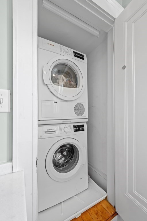 26 Cedar Street, Unit 2 Marblehead, MA 01945 - Photo 26 of 37 a utility room with dryer and washer