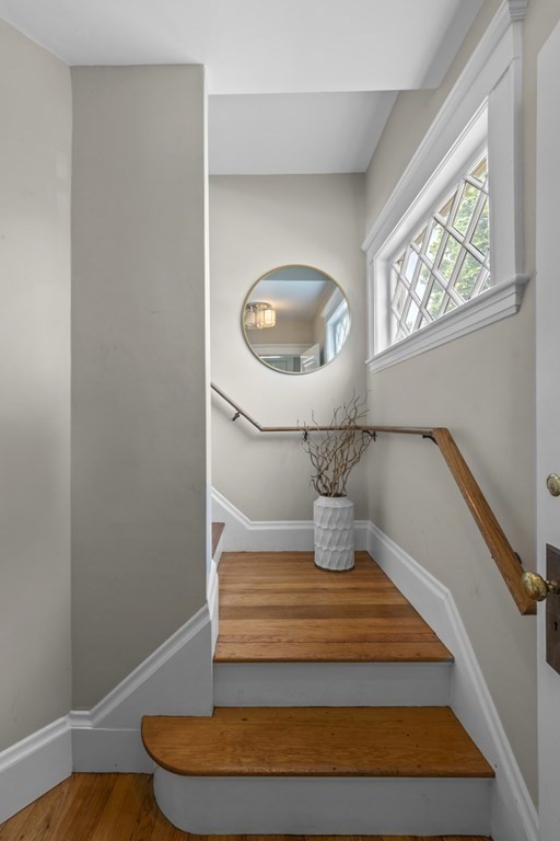 26 Cedar Street, Unit 2 Marblehead, MA 01945 - Photo 6 of 37 a view of entryway livingroom and wooden floor