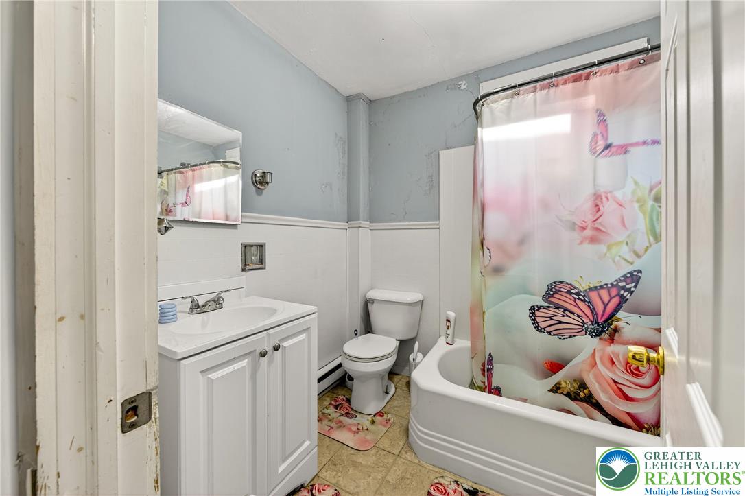 22 South 1st Street Bangor, PA 18013 - Photo 72 of 79 a bathroom with a sink and toilet