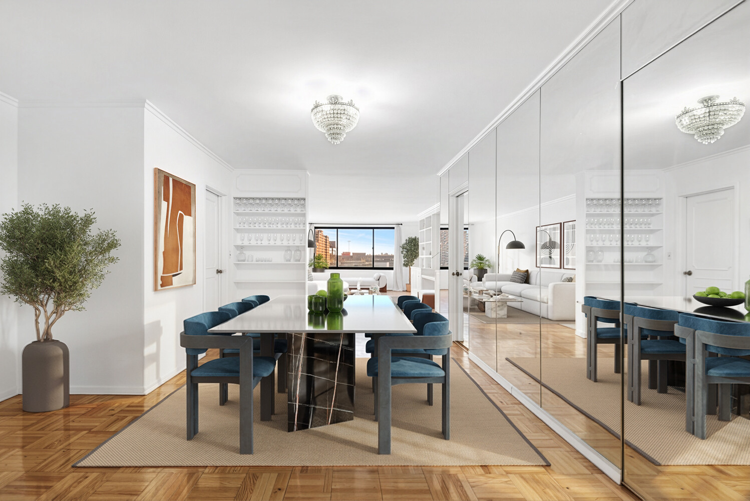 530 East 72nd Street, Unit 3F Manhattan, NY 10021 - Photo 4 of 16 a view of a dining room with furniture