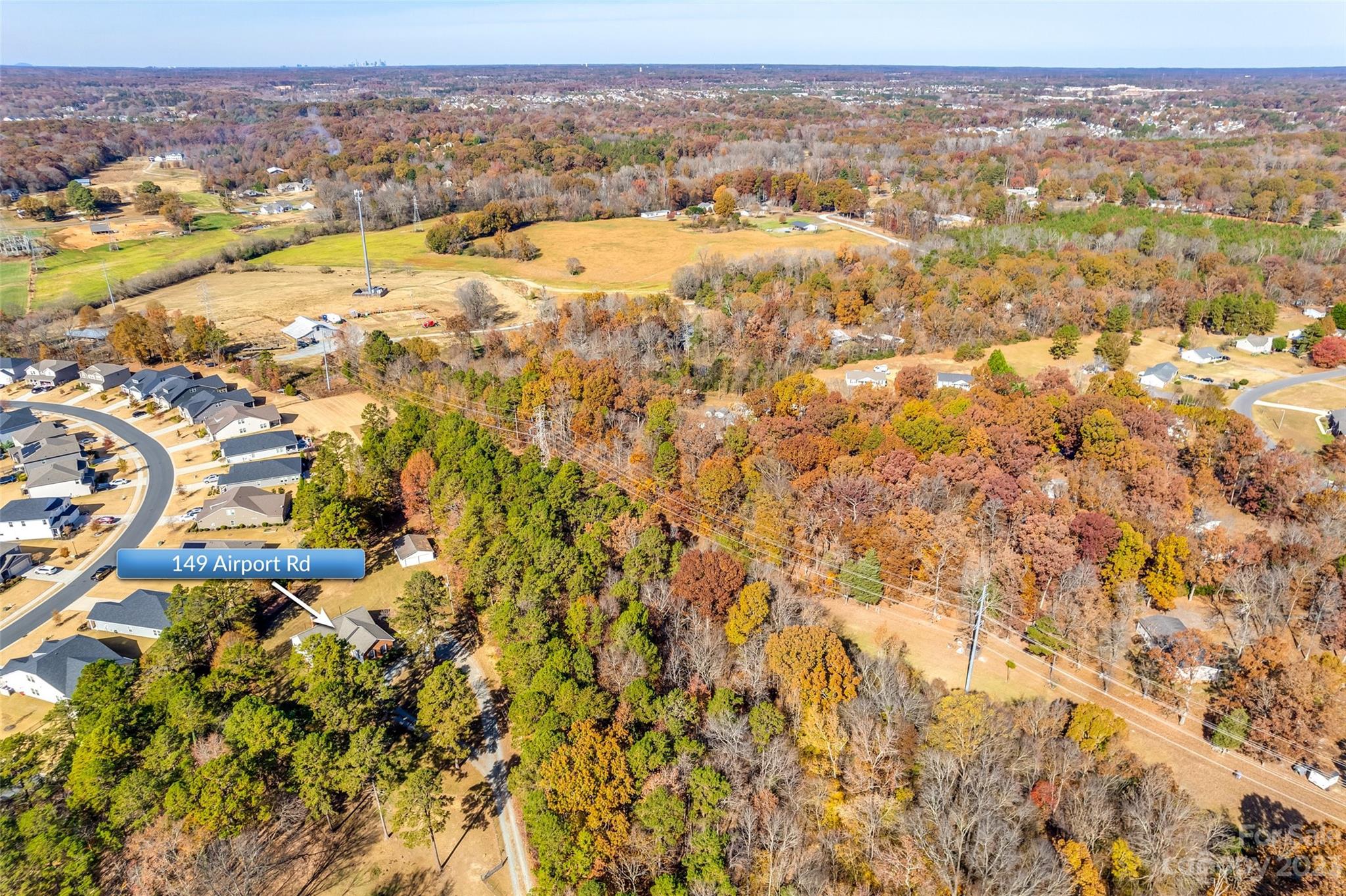 149 Airport Road Monroe, NC 28110 - Photo 40 of 41 a view of city and mountain