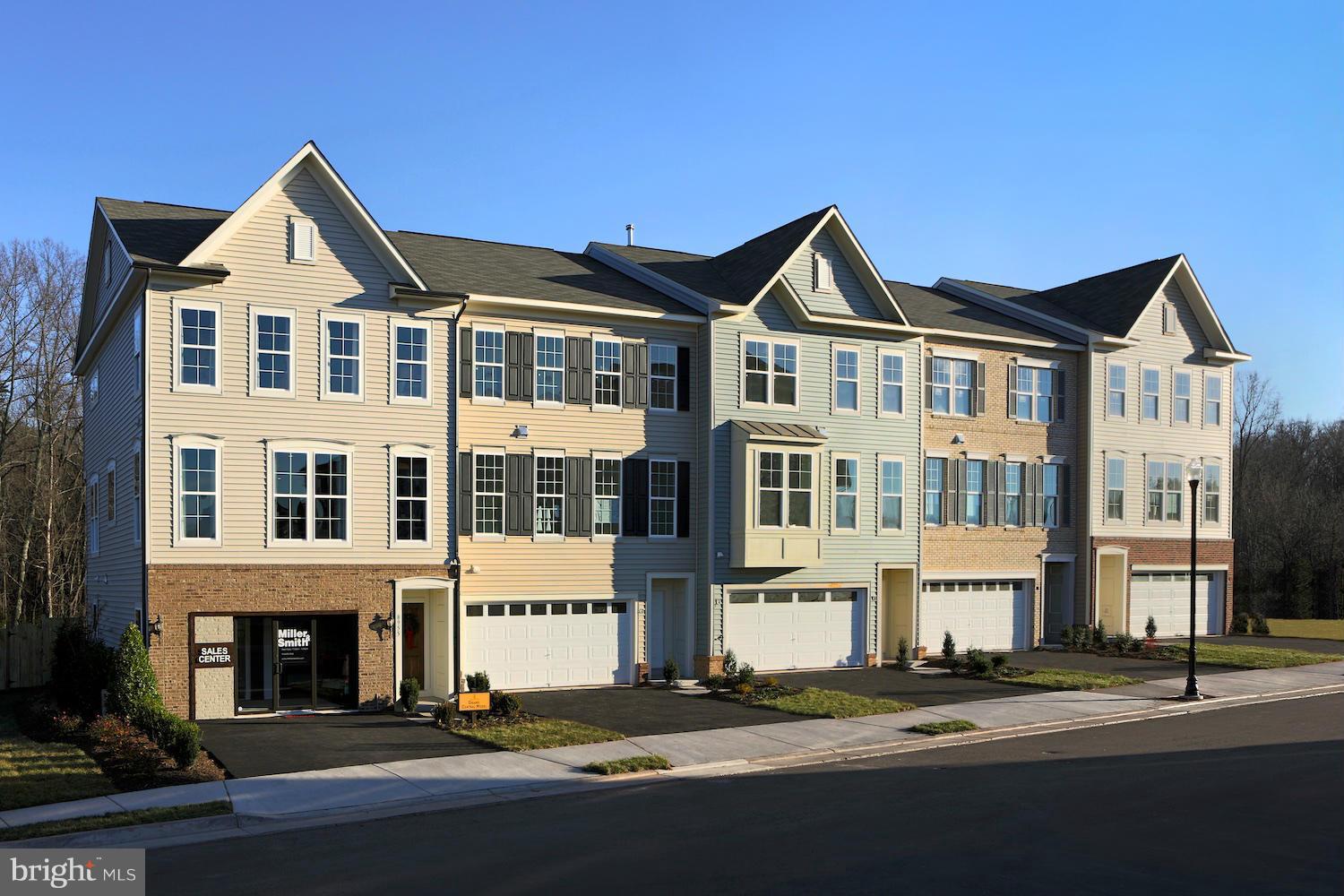 a front view of a large white building