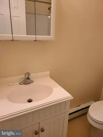 a bathroom with a sink and a toilet