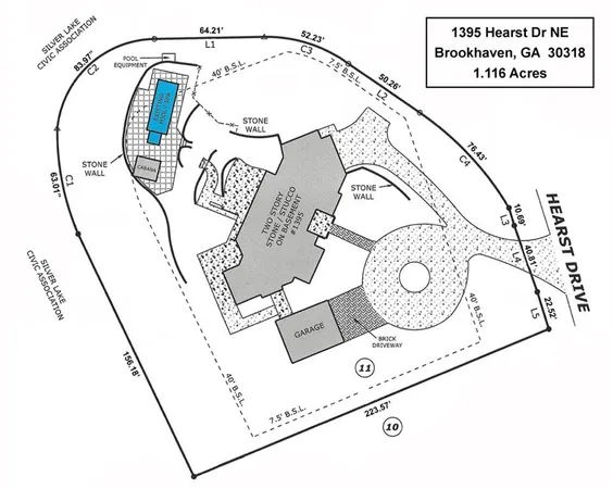 $3,000,000 | 1395 Hearst Drive Northeast, Brookhaven, GA 30319