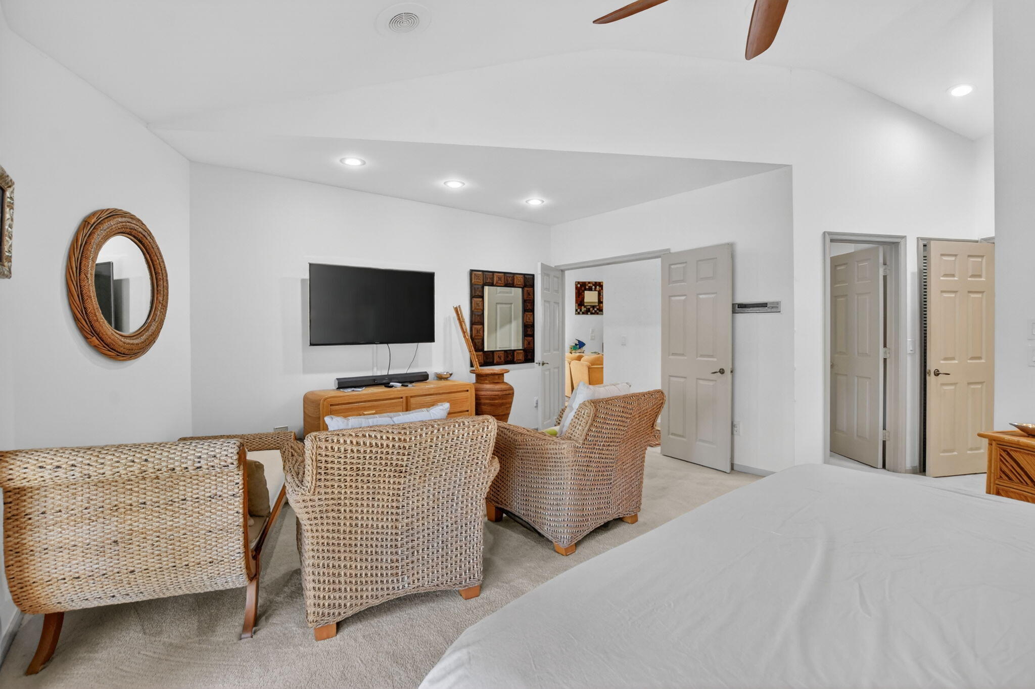 22519 Esplanada Circle, Unit W Boca Raton, FL 33433 - Photo 30 of 57 a living room with furniture and a flat screen tv