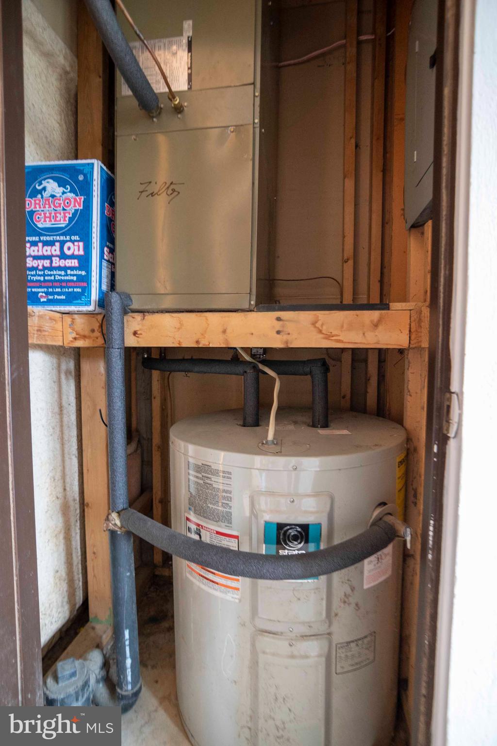426 The Hill Road Basye, VA 22810 - Photo 19 of 26 Mechanical Closet Next to Kitchen