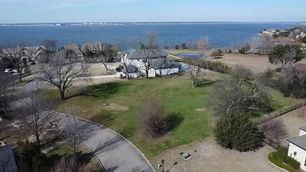 a view of a terrace with a yard