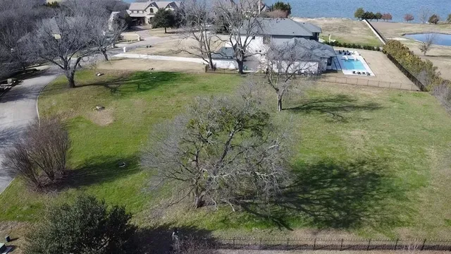 a view of a yard with plants