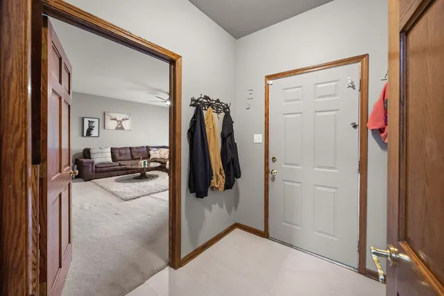 a view of a walk in closet