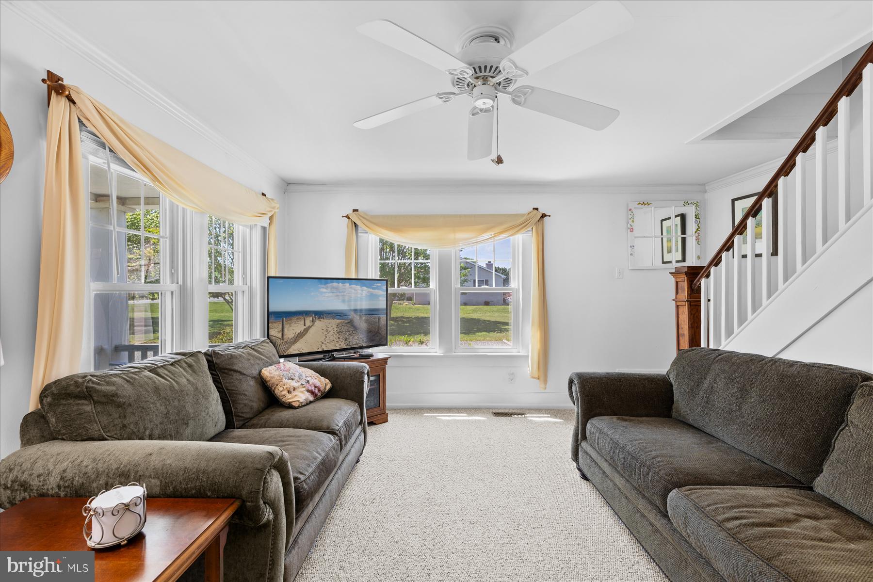 28939 Stockley Road Milton, DE 19968 - Photo 23 of 66 Living Room with Ceiling Fan