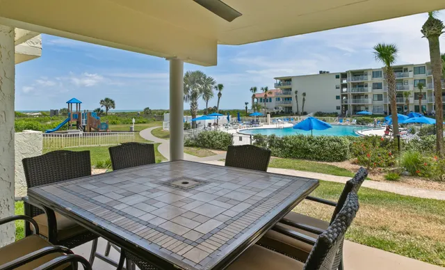 a view of a golf course