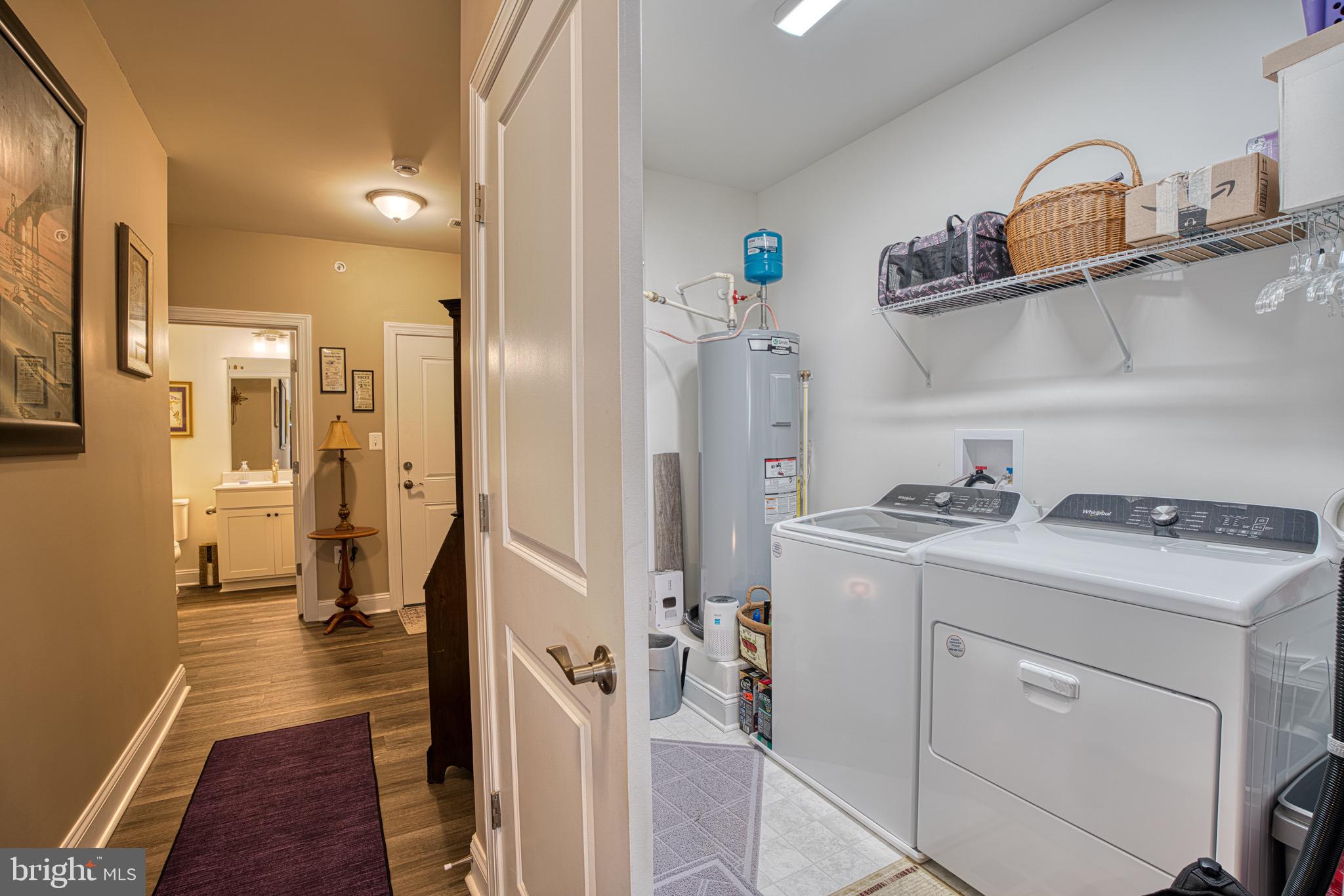 406 Bold Ruler Court, Unit 402 Havre de Grace, MD 21078 - Photo 26 of 43 Modern laundry space with convenient access.