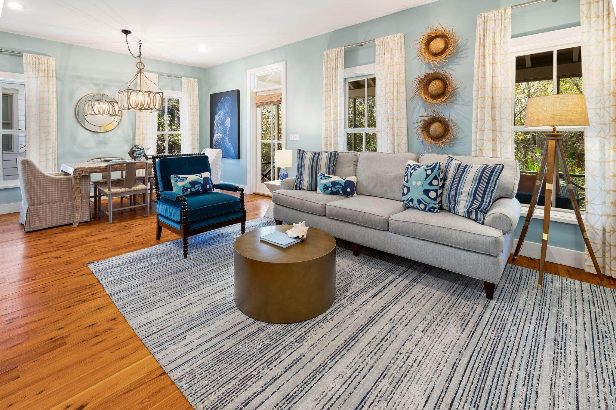 18 Kareny Lane Inlet Beach, FL 32461 - Photo 12 of 48 a living room with furniture wooden floor and window