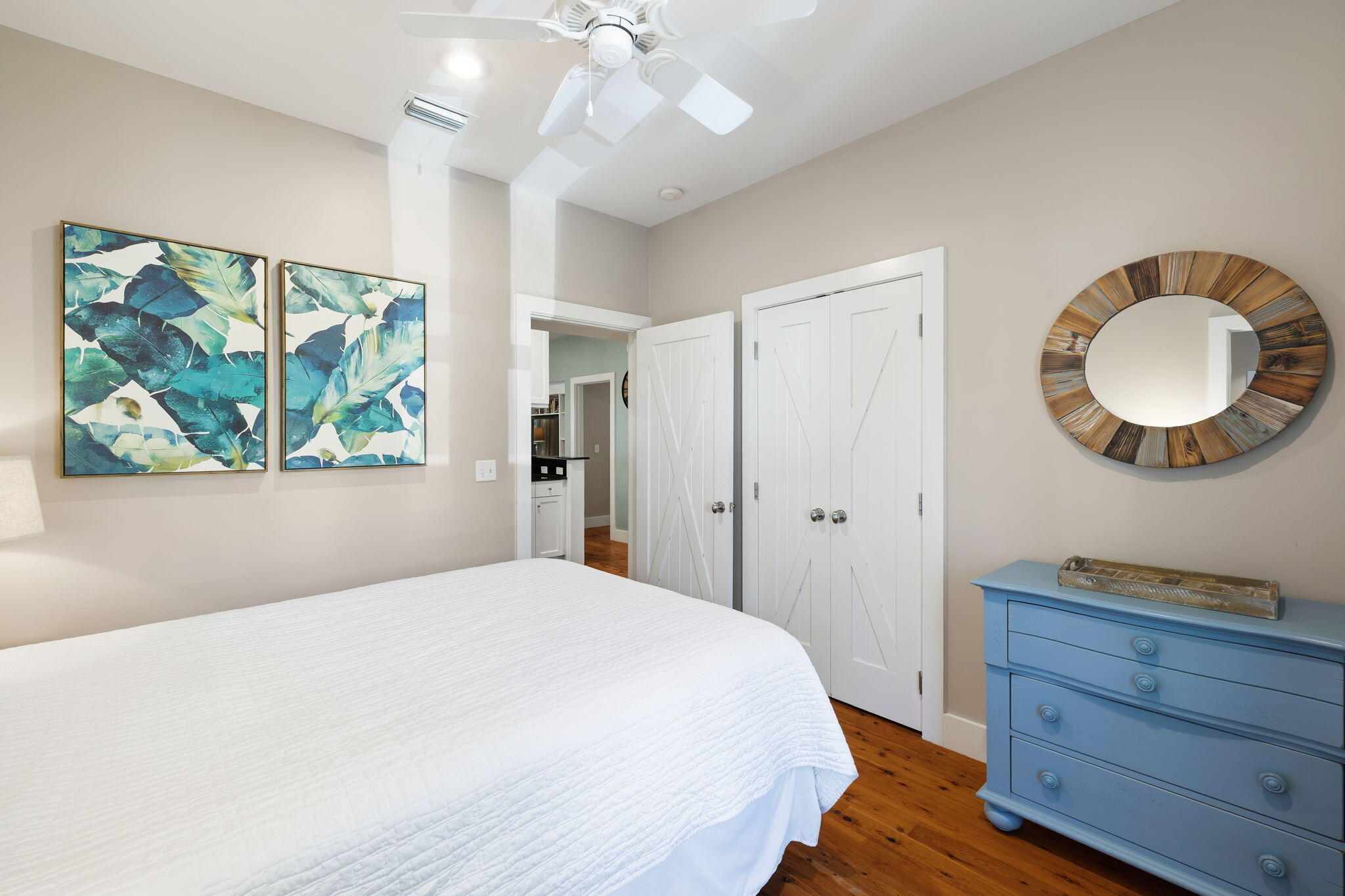 18 Kareny Lane Inlet Beach, FL 32461 - Photo 26 of 48 a bedroom with a bed and a painting on the wall