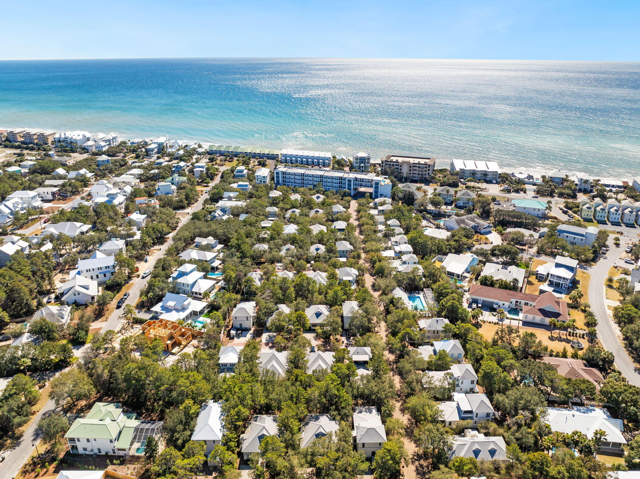 18 Kareny Lane Inlet Beach, FL 32461 - Photo 43 of 48 a view of city and ocean