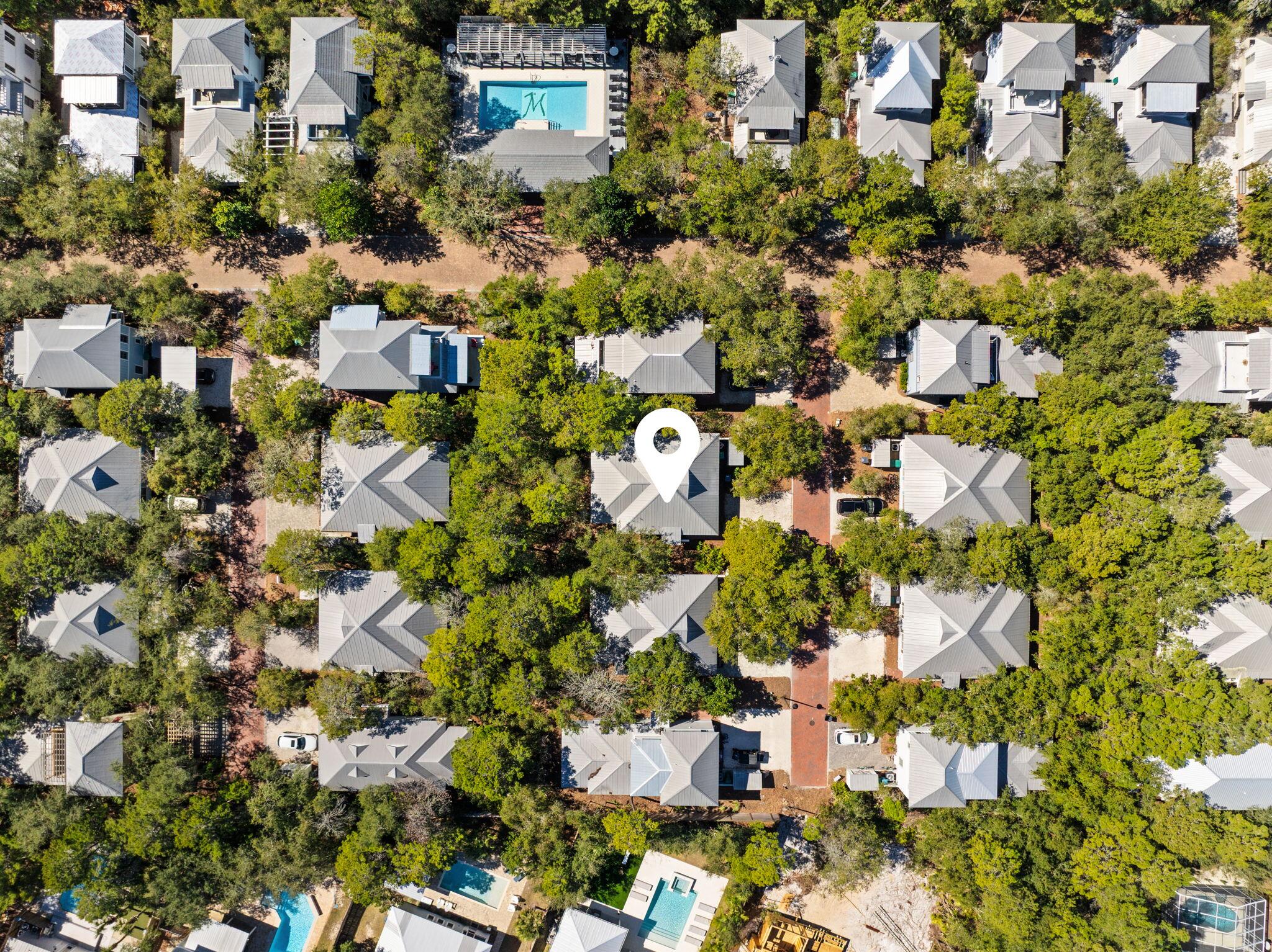 18 Kareny Lane Inlet Beach, FL 32461 - Photo 7 of 48 an aerial view of residential houses with outdoor space