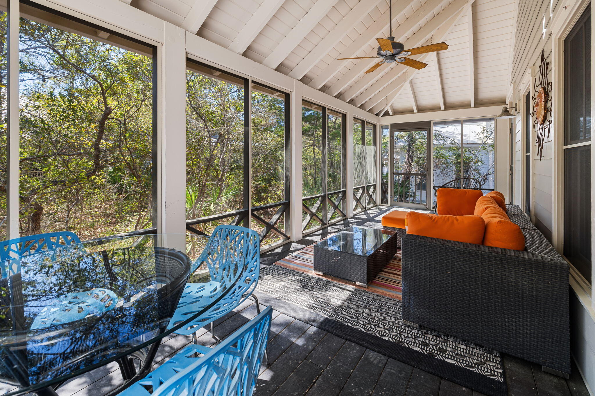 18 Kareny Lane Inlet Beach, FL 32461 - Photo 9 of 48 a outdoor space with furniture and garden view