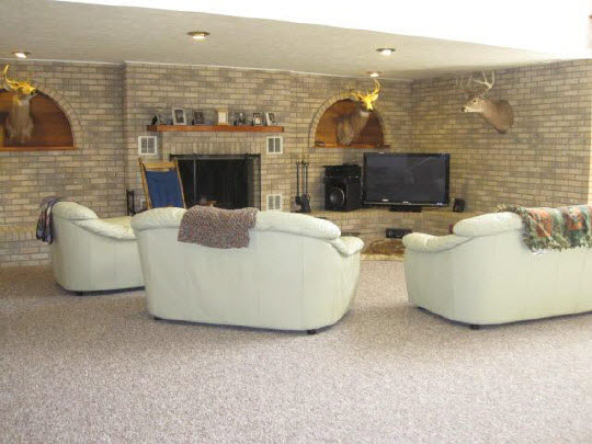 6966 North Marrill Road Byron, IL 61010 - Photo 7 of 11 a living room with fireplace furniture and a fireplace