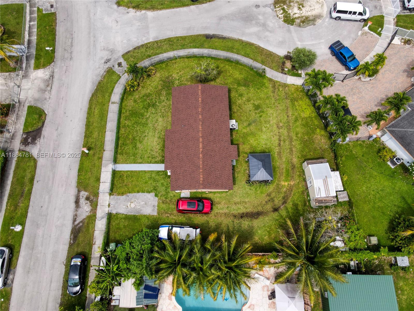 30211 Southwest 158th Road Homestead, FL 33033 - Photo 19 of 47 an aerial view of a house