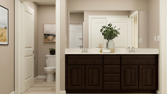 102 Ellis Road Algonquin, IL 60102 - Photo 30 of 45 a bathroom with a sink and a mirror