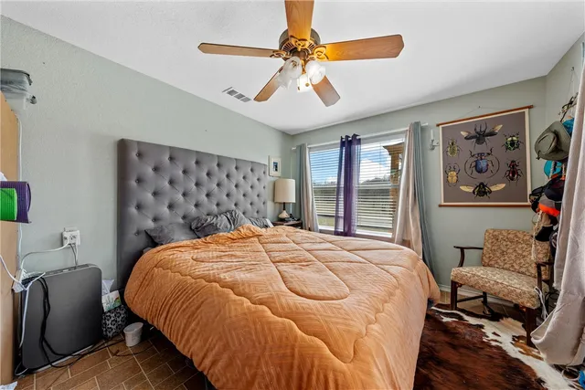 a view of backyard with deck