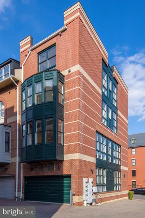 a front view of a building