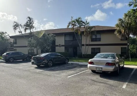a car parked in front of a house