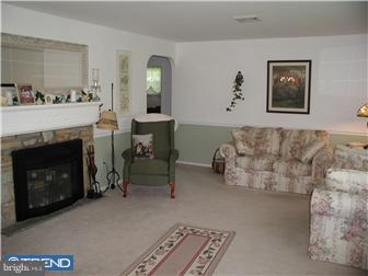536 Buck Road Holland, PA 18966 - Photo 4 of 12 a living room with furniture and a fireplace