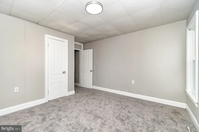 a view of an empty room