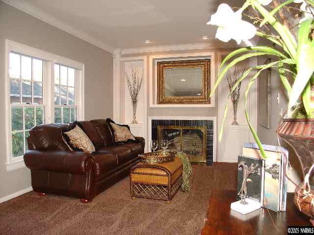 931 La Reno, NV 89509 - Photo 3 of 9 a living room with furniture and a fireplace